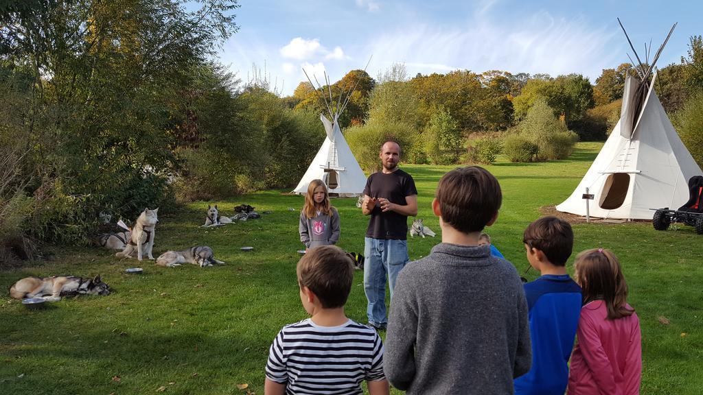 Les Tipis Du Bonheur De Vivre Hotel Brûlon Kültér fotó
